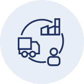Supply Chain Solutions Icon